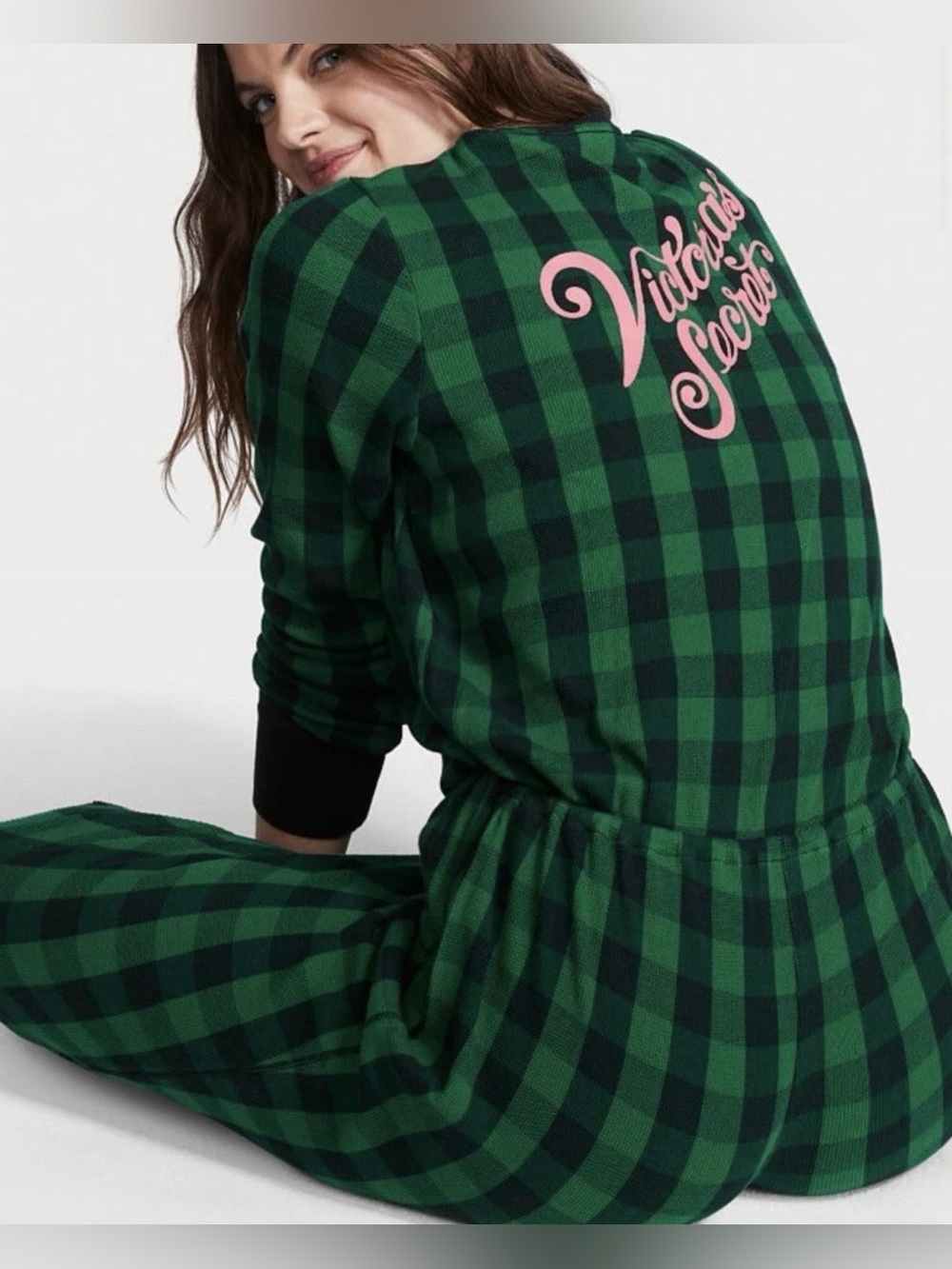 Victorias Secret One Piece Thermal Pajama ~ Size: Xlarge